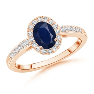Oval A Blue Sapphire