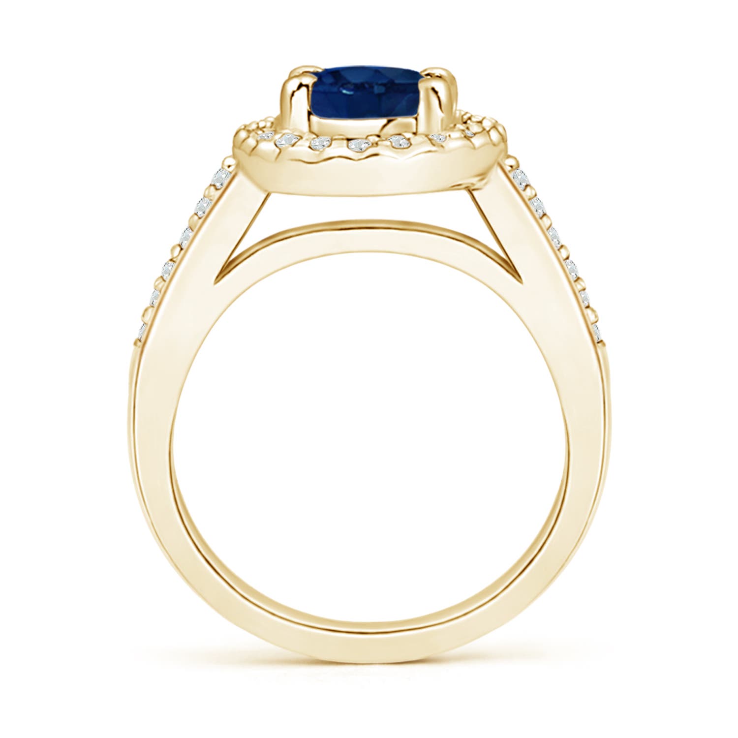 AA - Blue Sapphire / 1.87 CT / 14 KT Yellow Gold