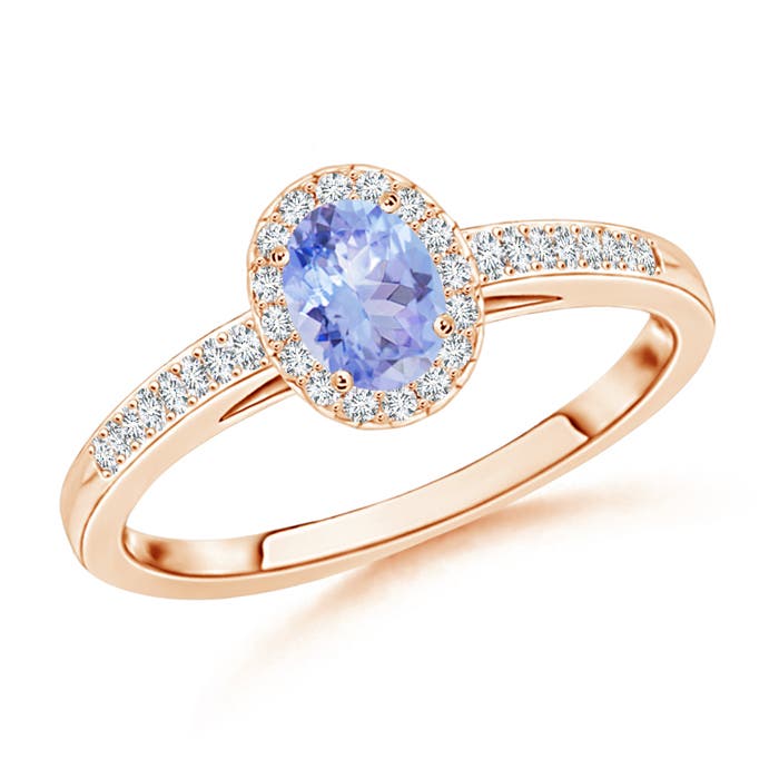 AA - Tanzanite / 0.36 CT / 14 KT Rose Gold