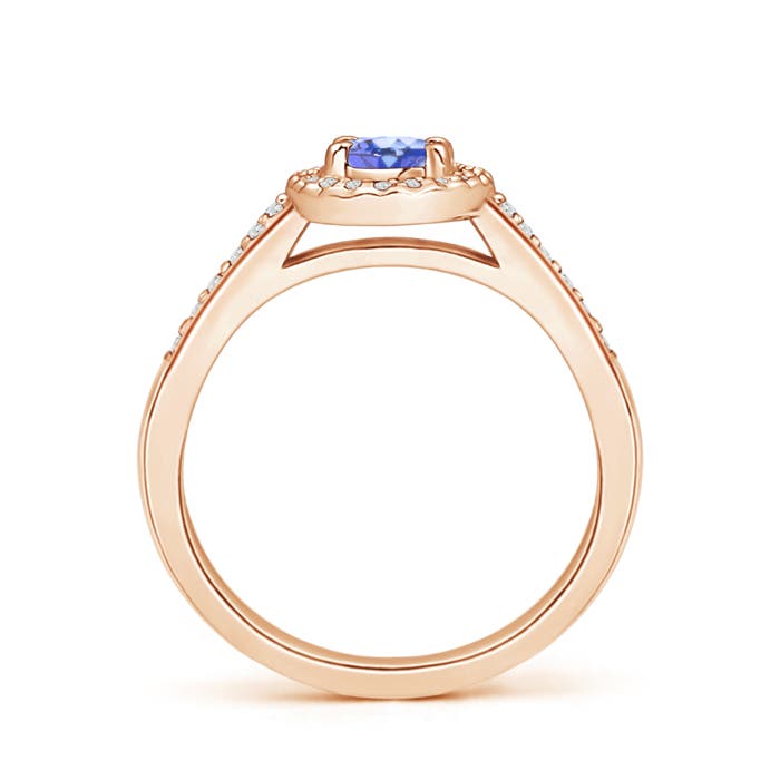 AA - Tanzanite / 0.66 CT / 14 KT Rose Gold