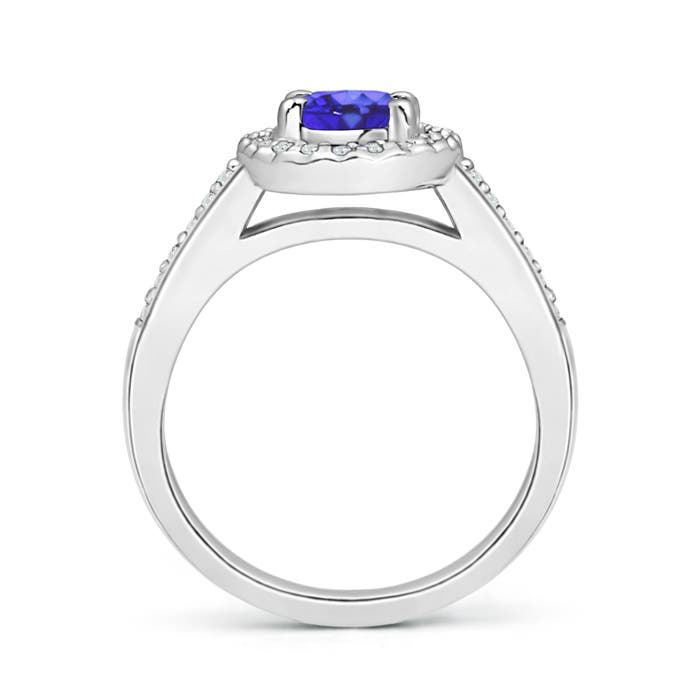 AA - Tanzanite / 1.06 CT / 14 KT White Gold