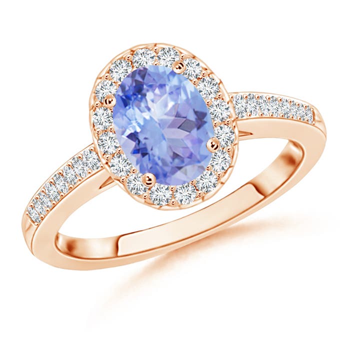 A - Tanzanite / 1.57 CT / 14 KT Rose Gold