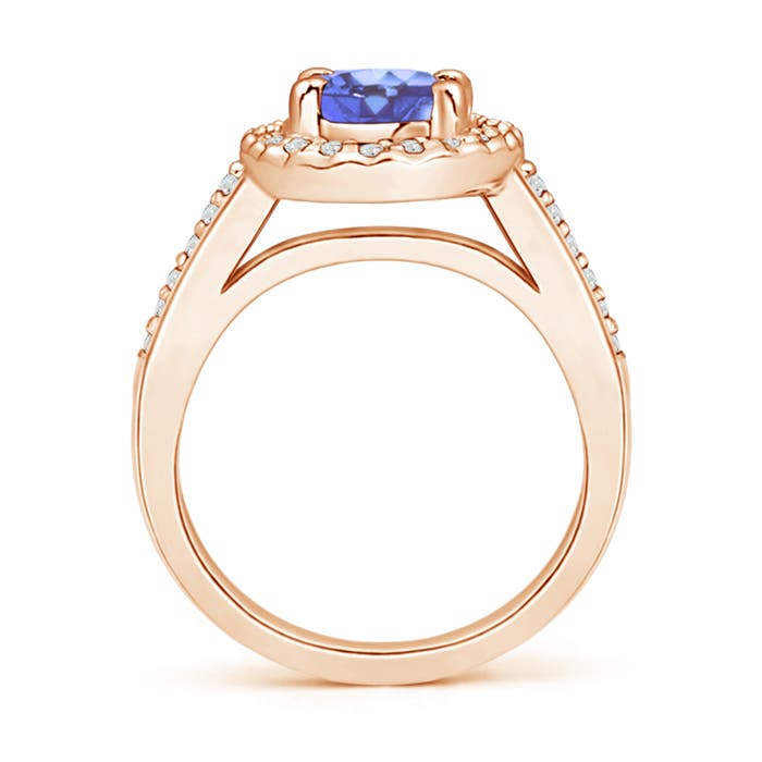 A - Tanzanite / 1.57 CT / 14 KT Rose Gold