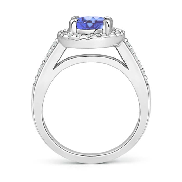 A - Tanzanite / 1.57 CT / 14 KT White Gold