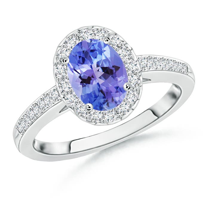 AA - Tanzanite / 1.57 CT / 14 KT White Gold