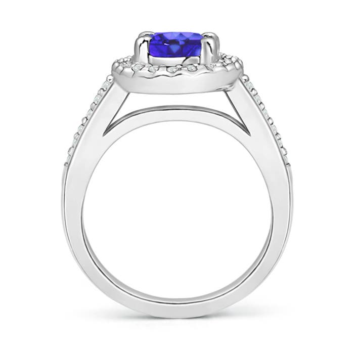 AA - Tanzanite / 1.57 CT / 14 KT White Gold