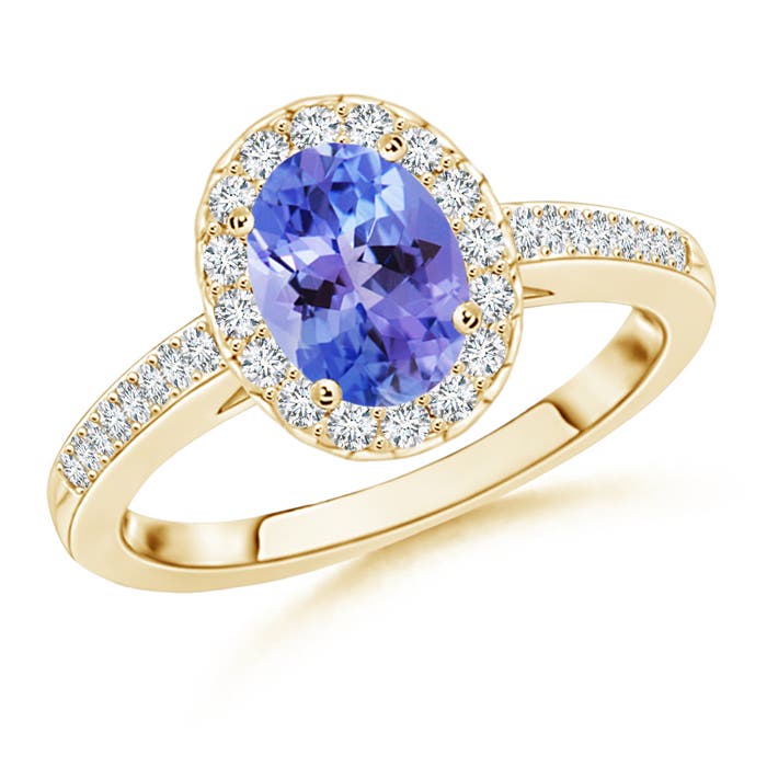 AA - Tanzanite / 1.57 CT / 14 KT Yellow Gold