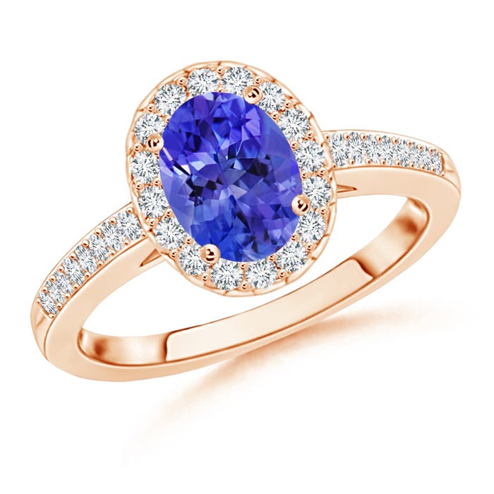 AAA - Tanzanite / 1.57 CT / 14 KT Rose Gold