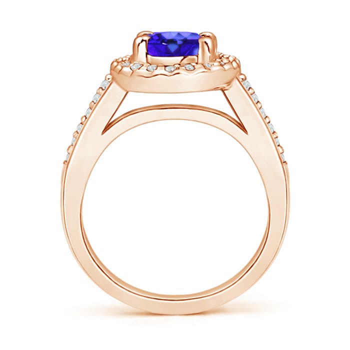 AAA - Tanzanite / 1.57 CT / 14 KT Rose Gold