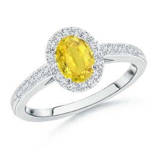 Oval AA Yellow Sapphire