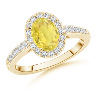 Oval A Yellow Sapphire