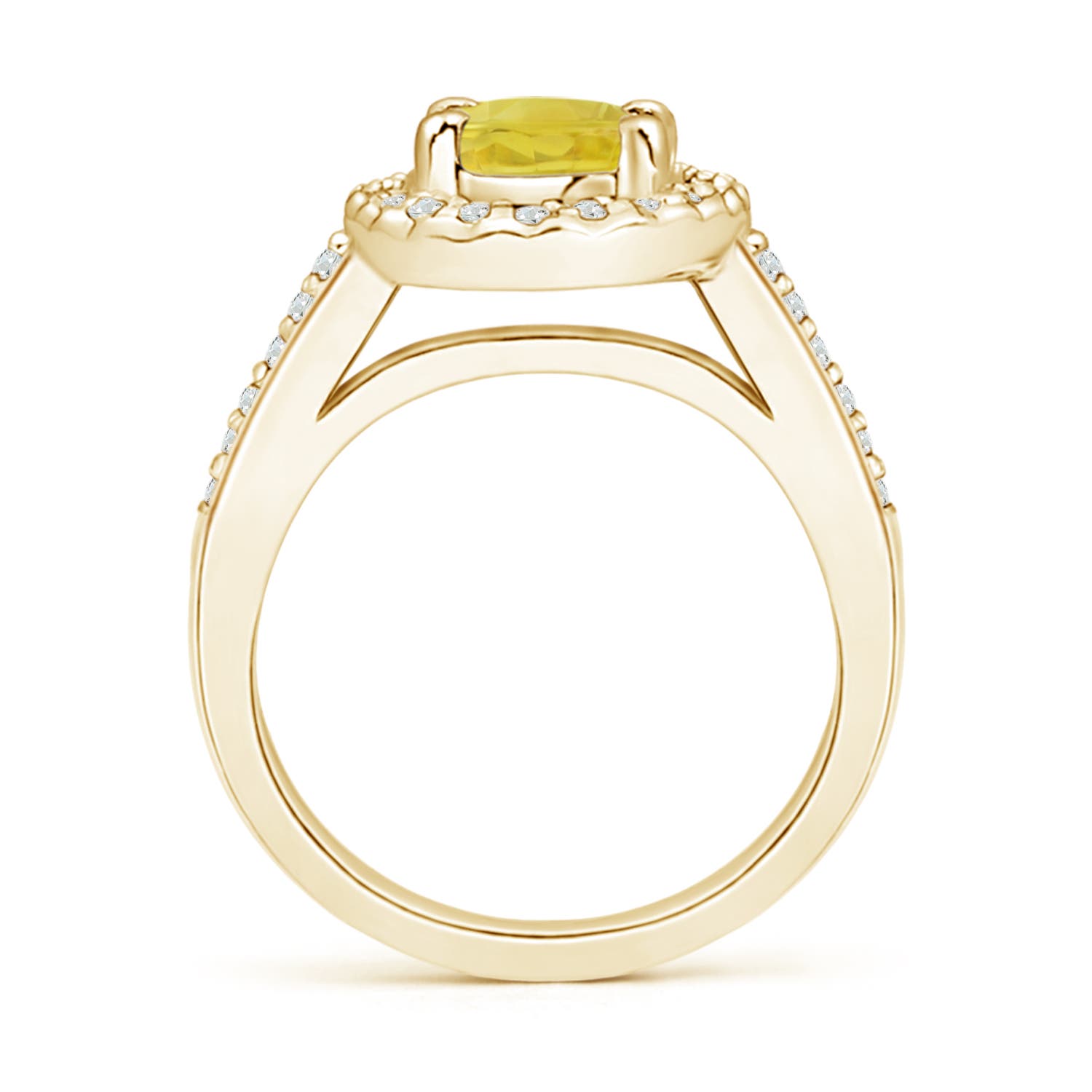 A - Yellow Sapphire / 1.82 CT / 14 KT Yellow Gold