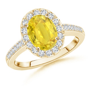 Oval AA Yellow Sapphire
