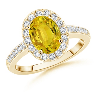 Oval AAAA Yellow Sapphire