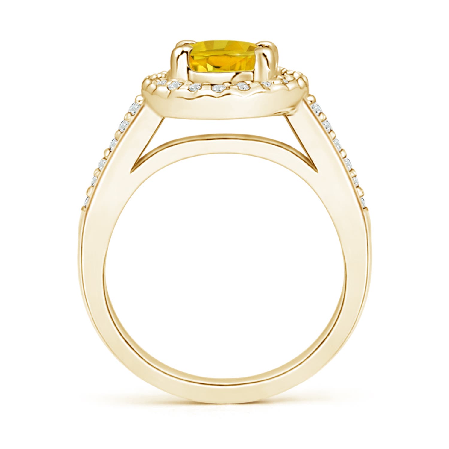 AAAA - Yellow Sapphire / 1.82 CT / 14 KT Yellow Gold