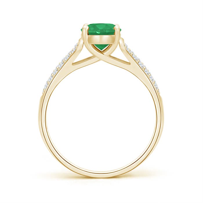 A - Emerald / 1.44 CT / 14 KT Yellow Gold