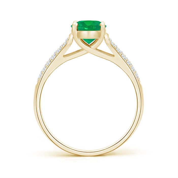 AA - Emerald / 1.44 CT / 14 KT Yellow Gold