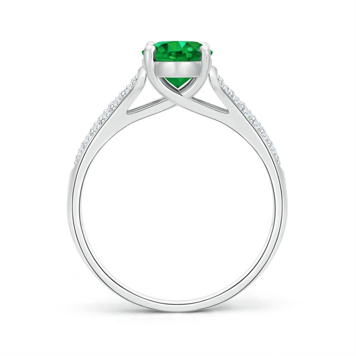 AAA - Emerald / 1.44 CT / 14 KT White Gold