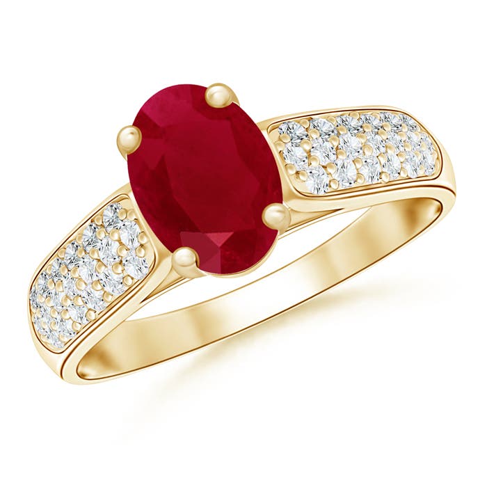 AA - Ruby / 1.59 CT / 14 KT Yellow Gold