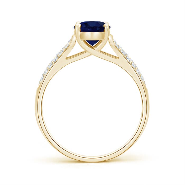 A - Blue Sapphire / 1.89 CT / 14 KT Yellow Gold