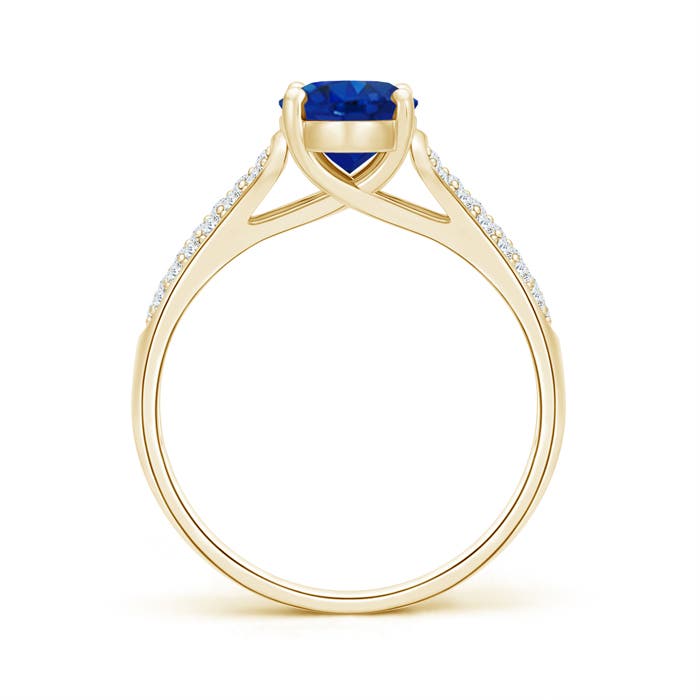 AAA - Blue Sapphire / 1.89 CT / 14 KT Yellow Gold