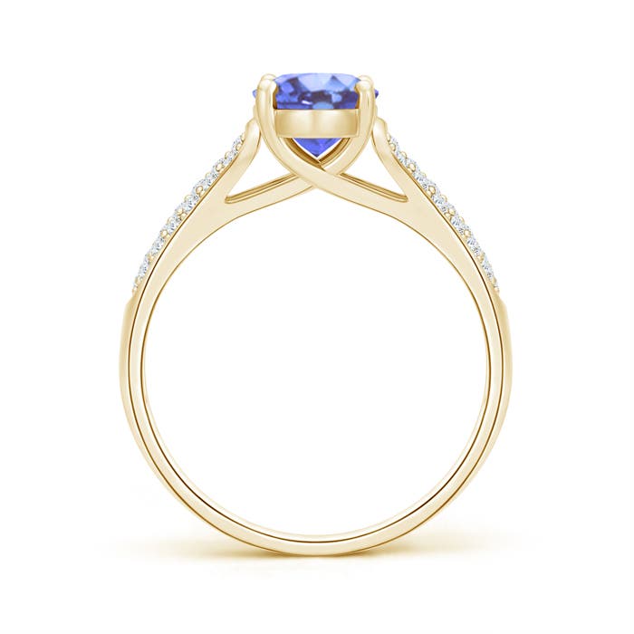 A - Tanzanite / 1.59 CT / 14 KT Yellow Gold