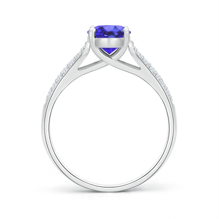 AA - Tanzanite / 1.59 CT / 14 KT White Gold