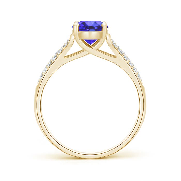 AA - Tanzanite / 1.59 CT / 14 KT Yellow Gold