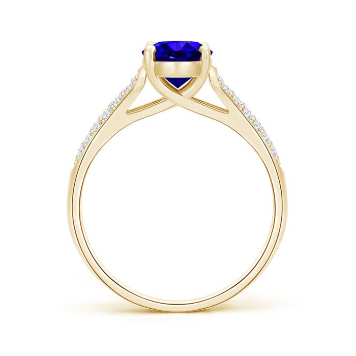 AAAA - Tanzanite / 1.59 CT / 14 KT Yellow Gold