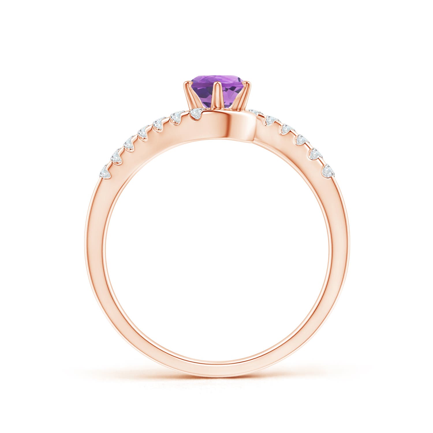 A - Amethyst / 0.62 CT / 14 KT Rose Gold