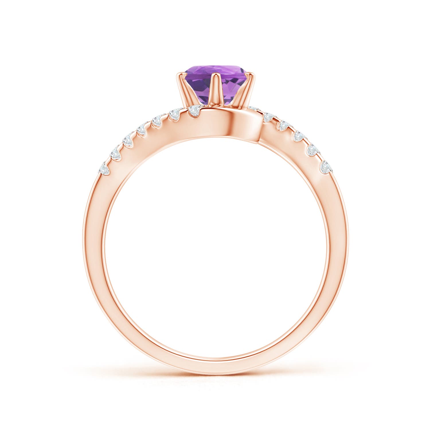 A - Amethyst / 1 CT / 14 KT Rose Gold