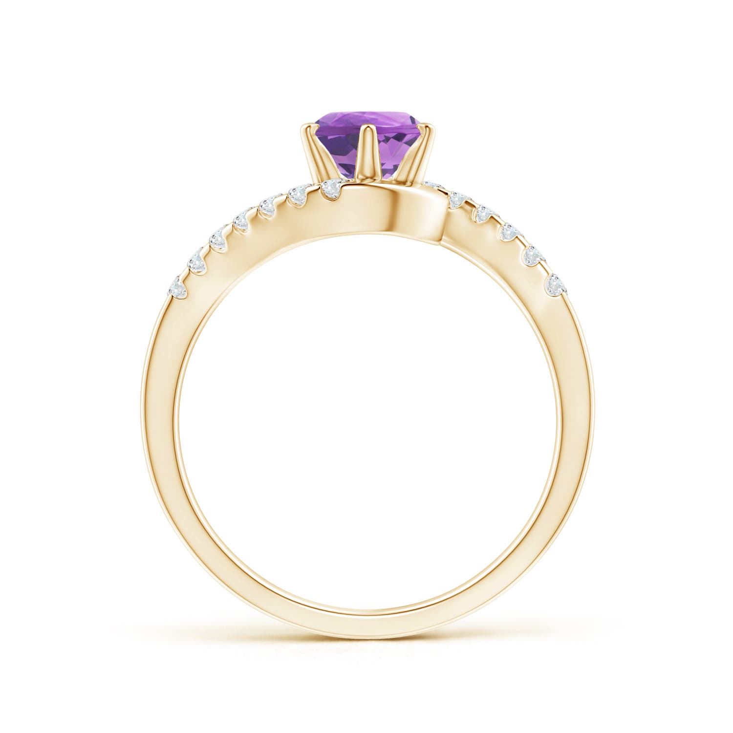 A - Amethyst / 1 CT / 14 KT Yellow Gold