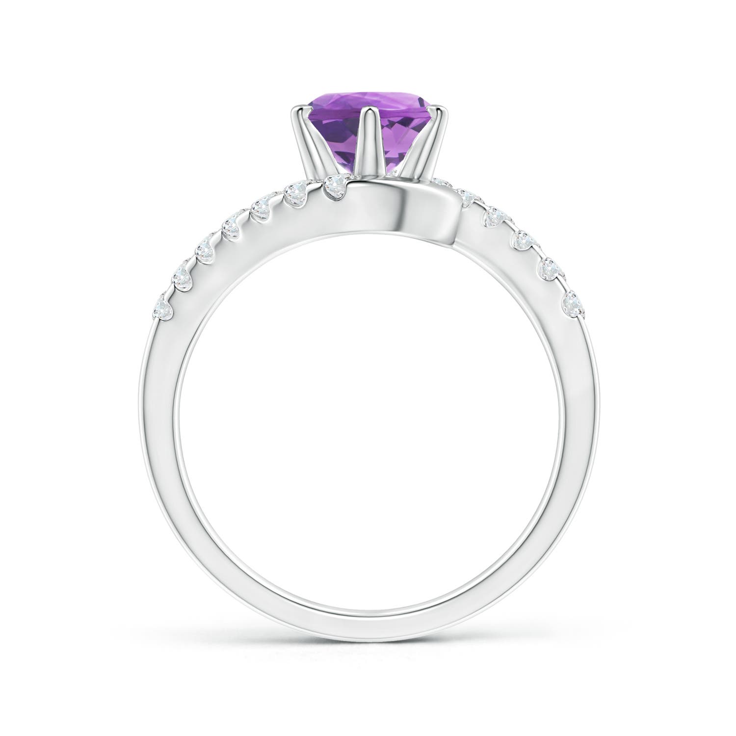 A - Amethyst / 1.5 CT / 14 KT White Gold