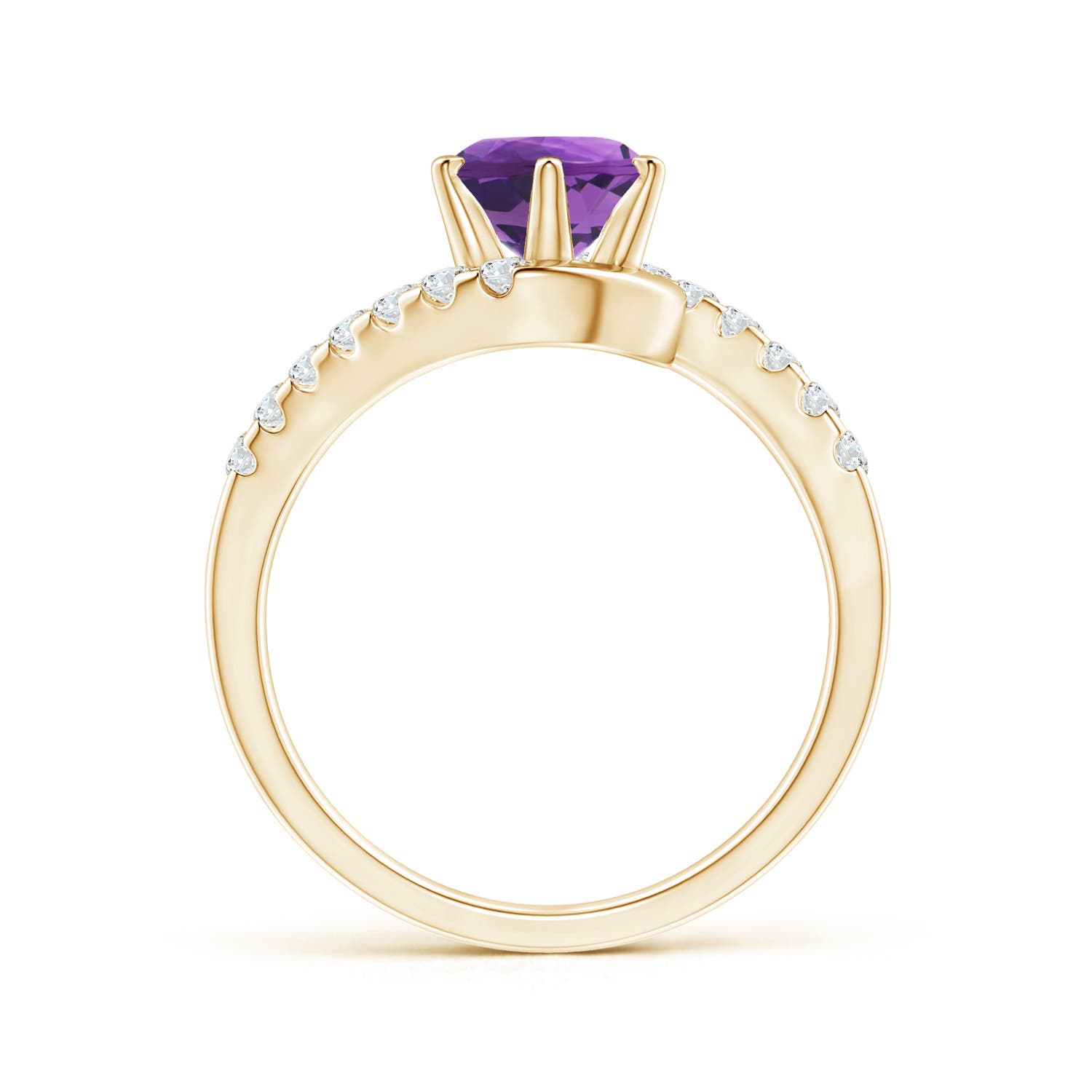 AAA - Amethyst / 1.5 CT / 14 KT Yellow Gold