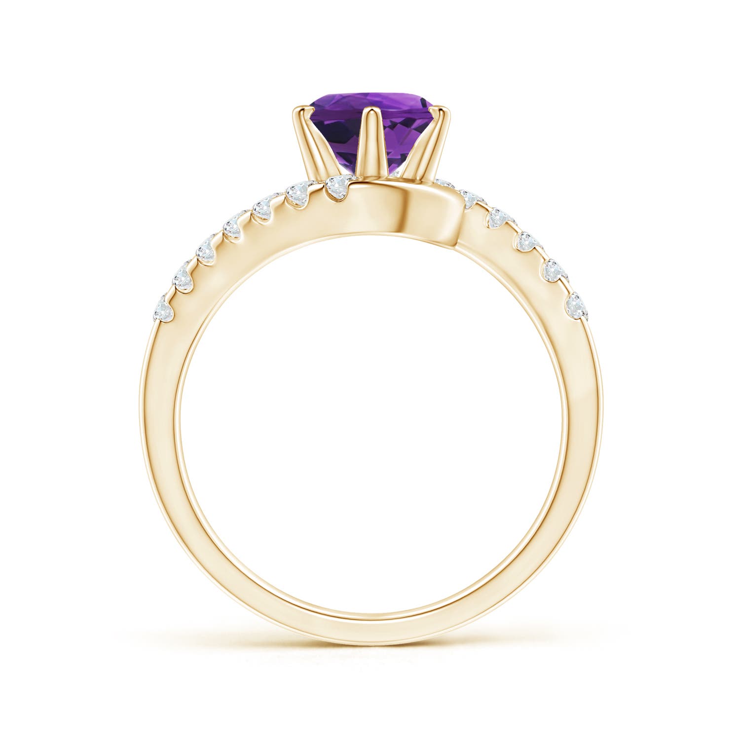 AAAA - Amethyst / 1.5 CT / 14 KT Yellow Gold