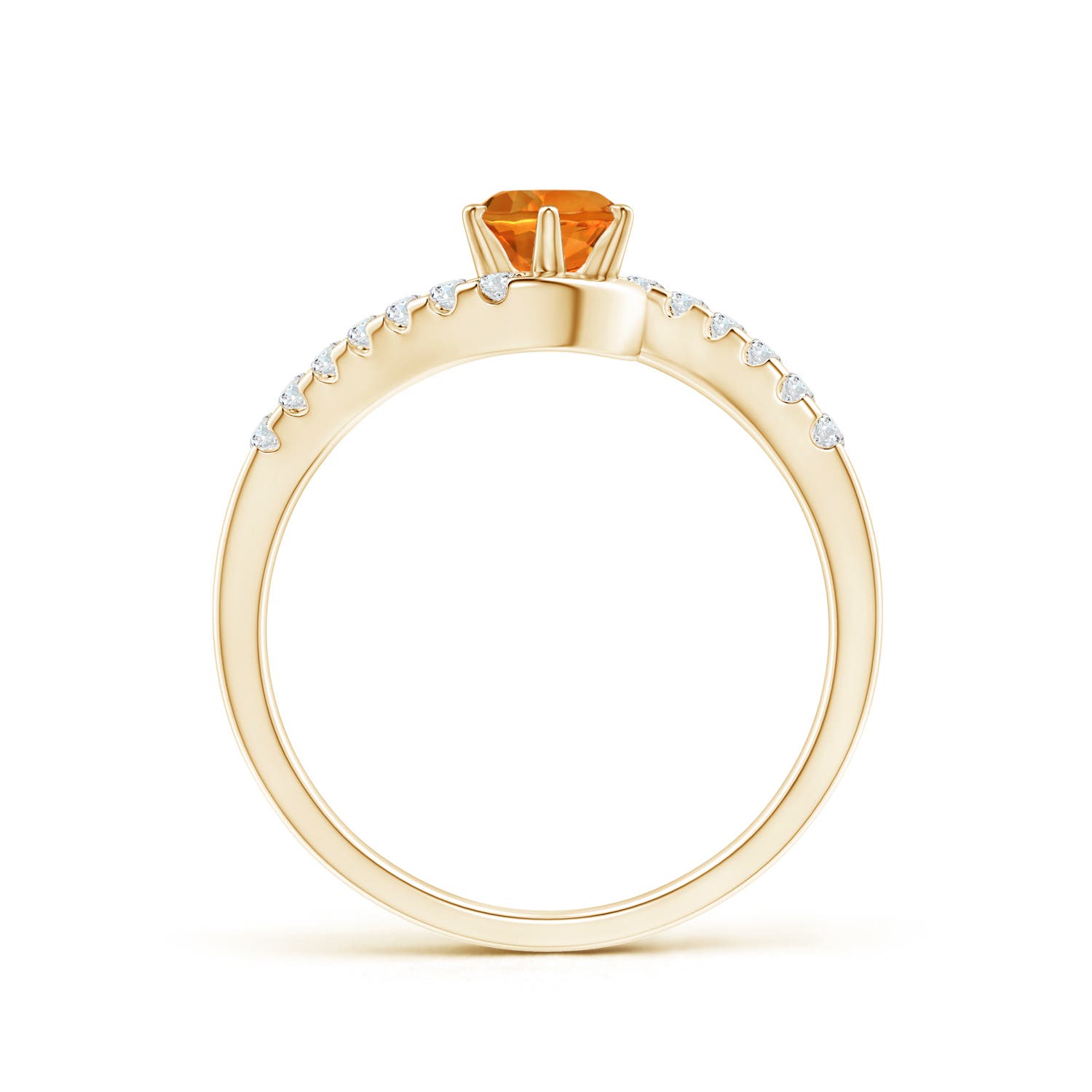 AAAA - Citrine / 0.62 CT / 14 KT Yellow Gold