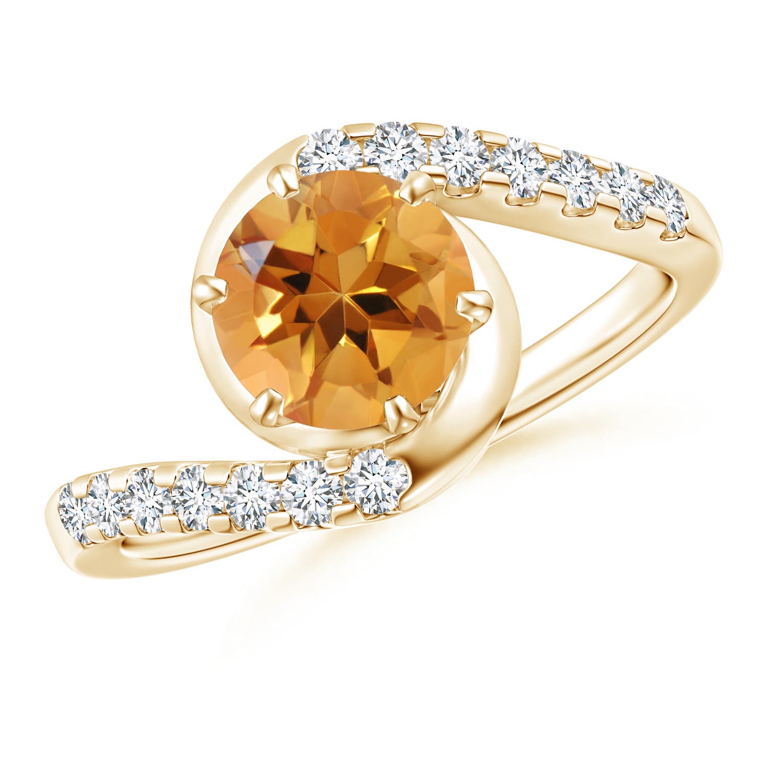 AA - Citrine / 1.6 CT / 14 KT Yellow Gold