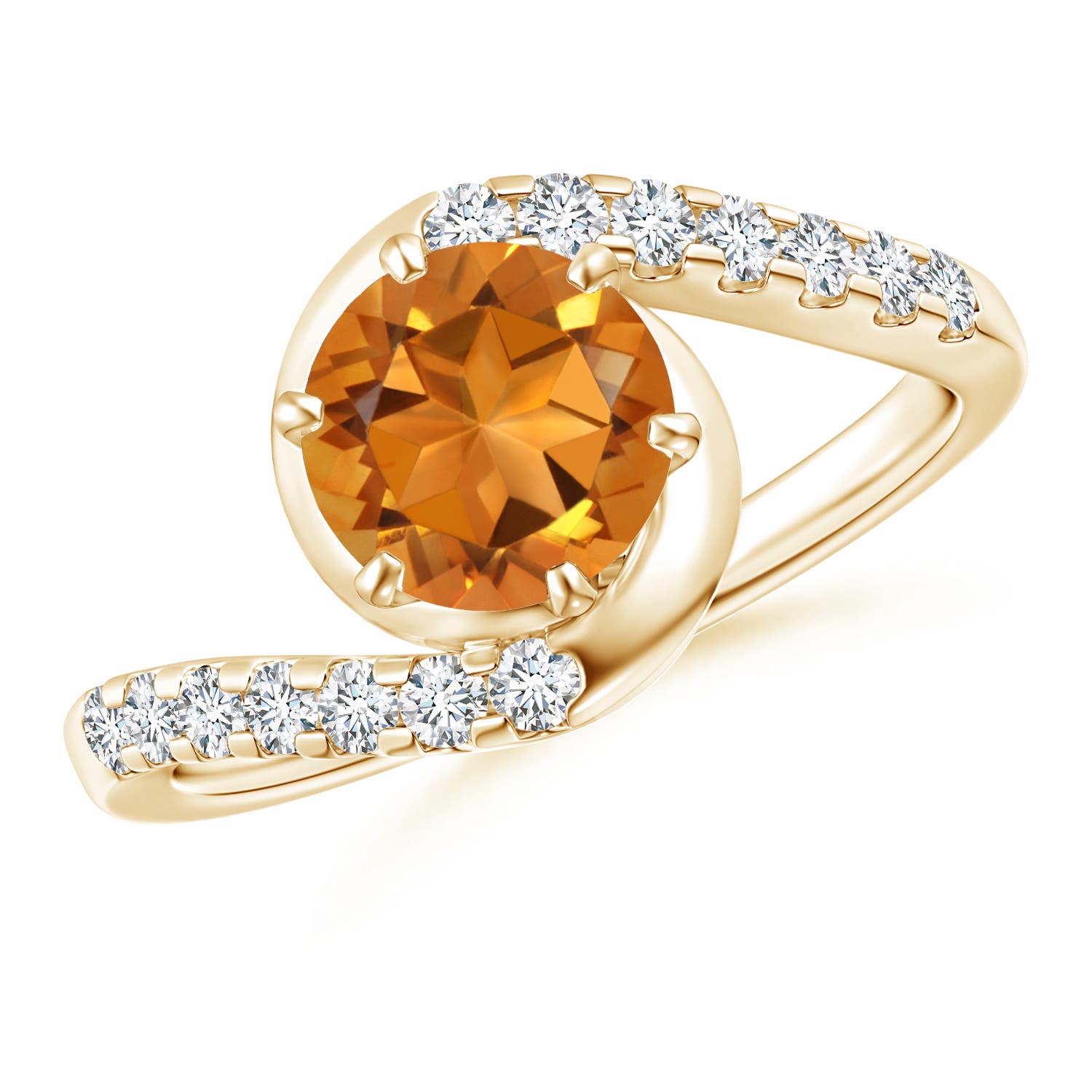 AAA - Citrine / 1.6 CT / 14 KT Yellow Gold