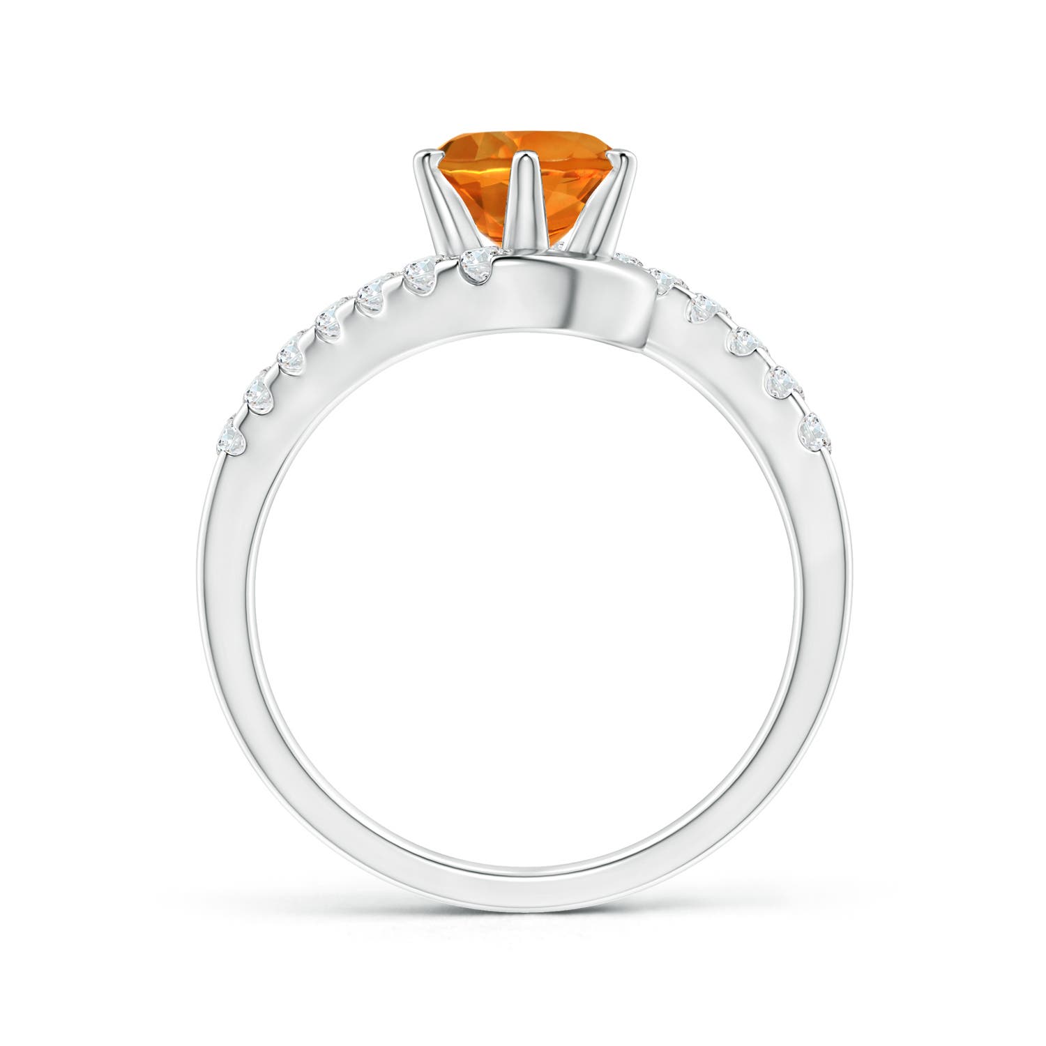 AAAA - Citrine / 1.6 CT / 14 KT White Gold