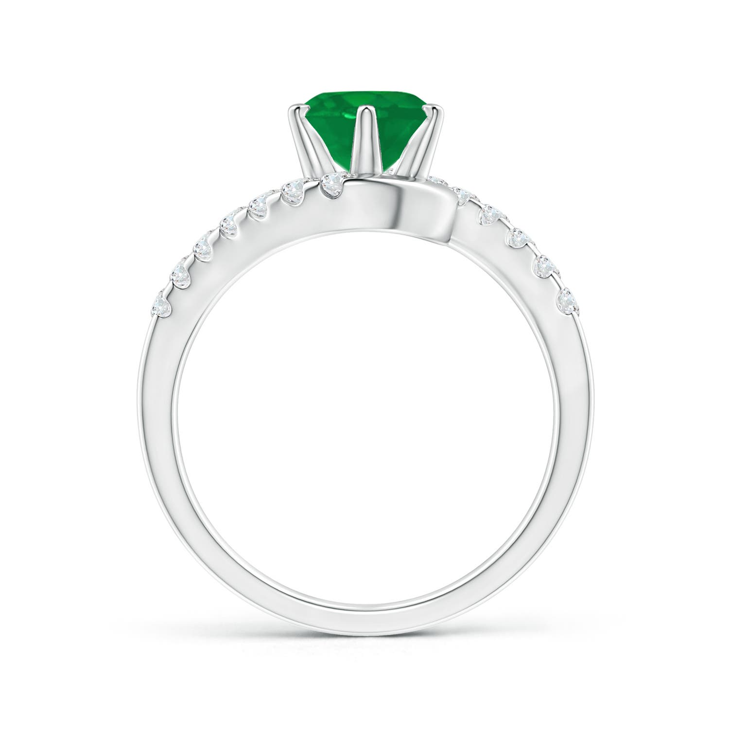 AA - Emerald / 1.55 CT / 14 KT White Gold