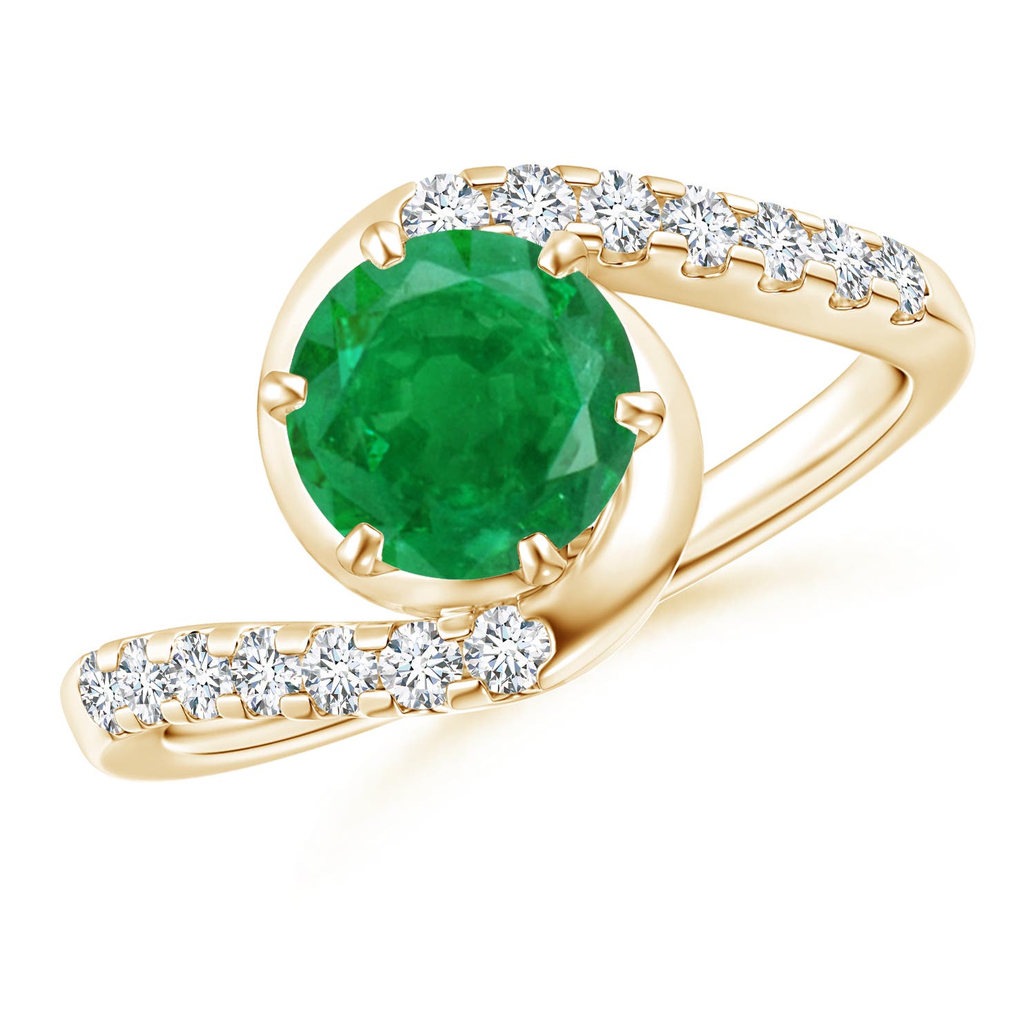 AA - Emerald / 1.55 CT / 14 KT Yellow Gold