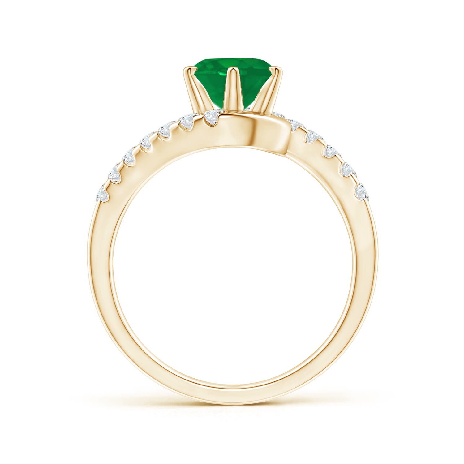 AA - Emerald / 1.55 CT / 14 KT Yellow Gold