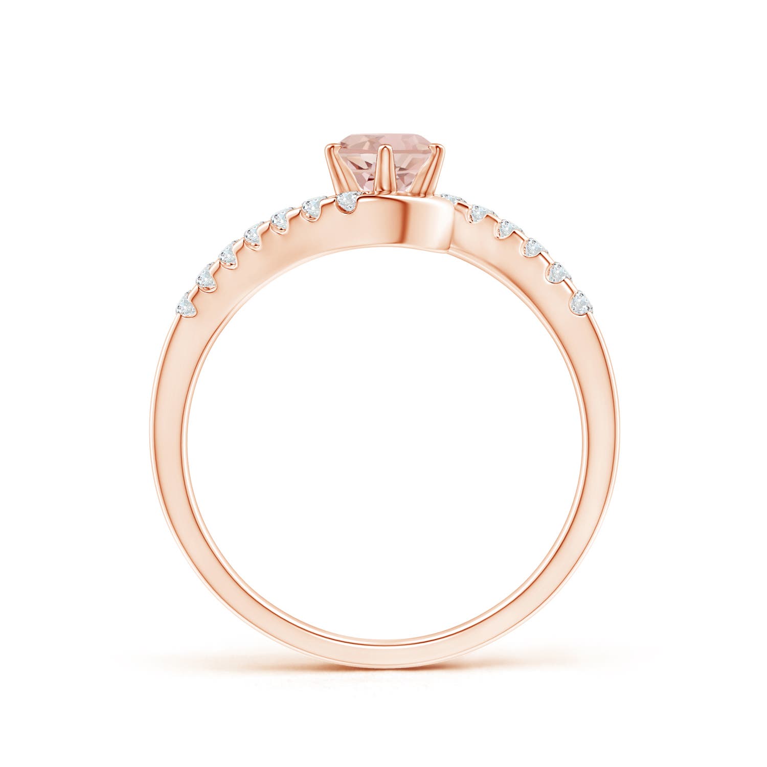 AAA - Morganite / 0.59 CT / 14 KT Rose Gold