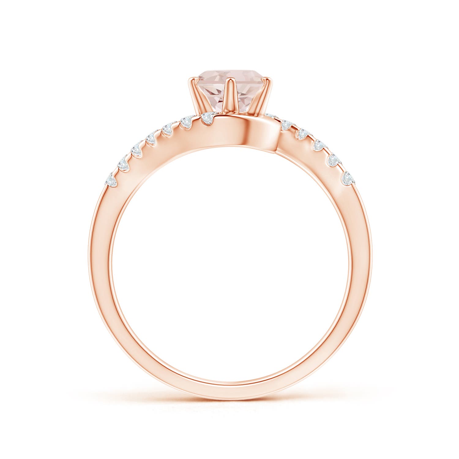 A - Morganite / 0.9 CT / 14 KT Rose Gold