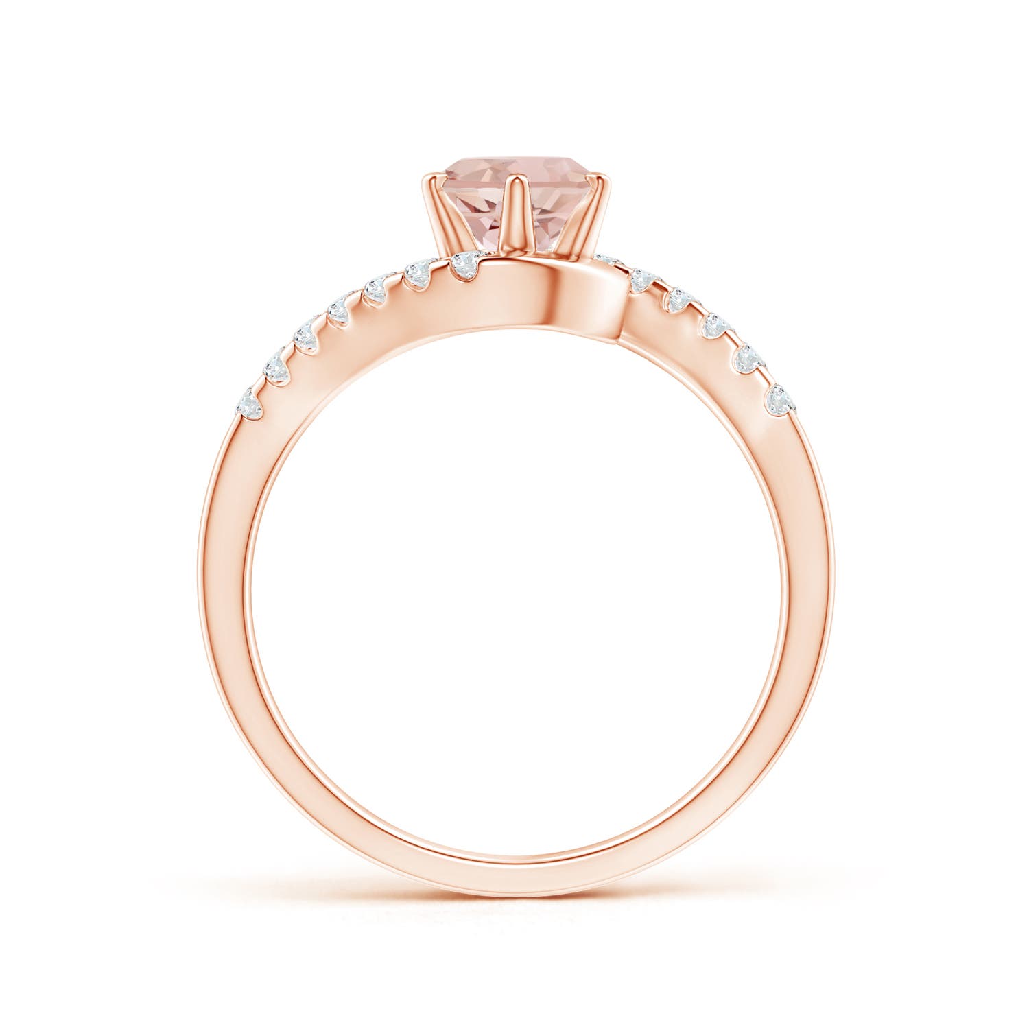 AAA - Morganite / 0.9 CT / 14 KT Rose Gold