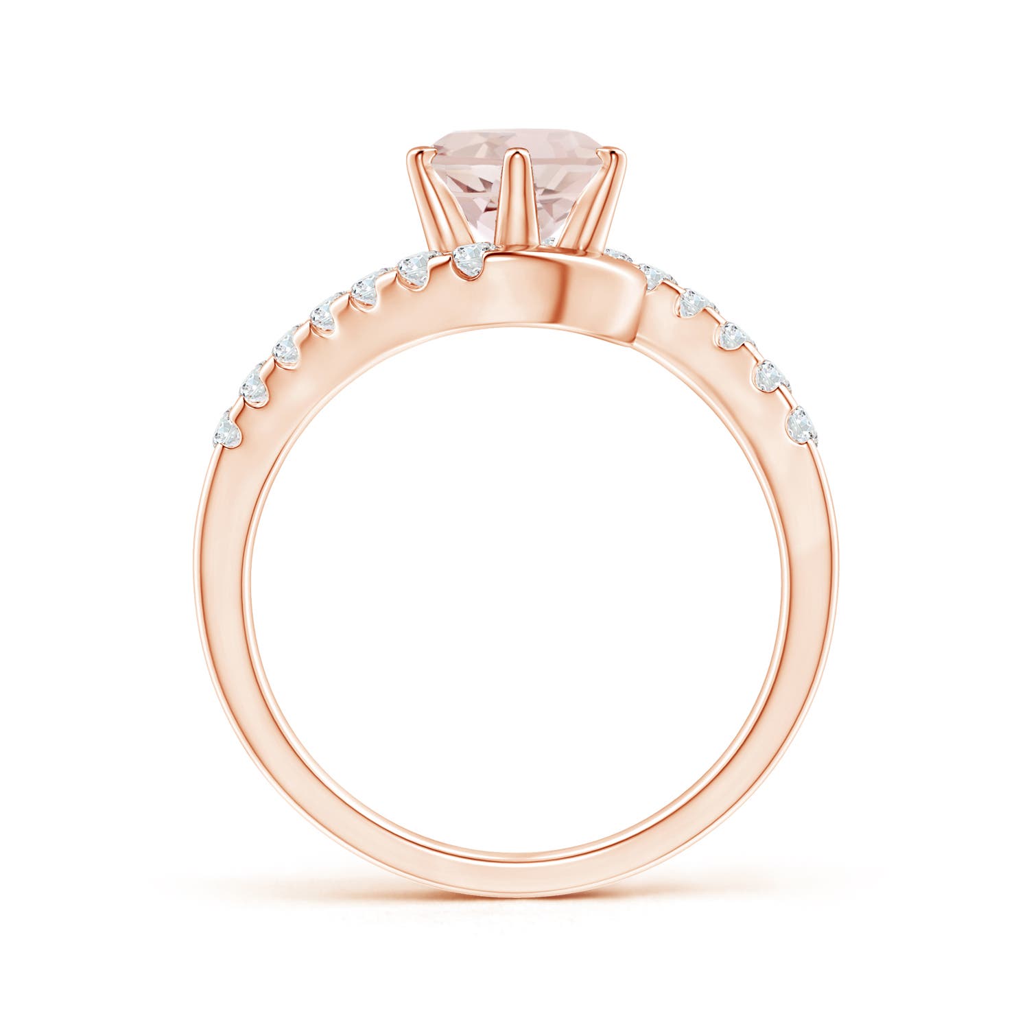 A - Morganite / 1.45 CT / 14 KT Rose Gold