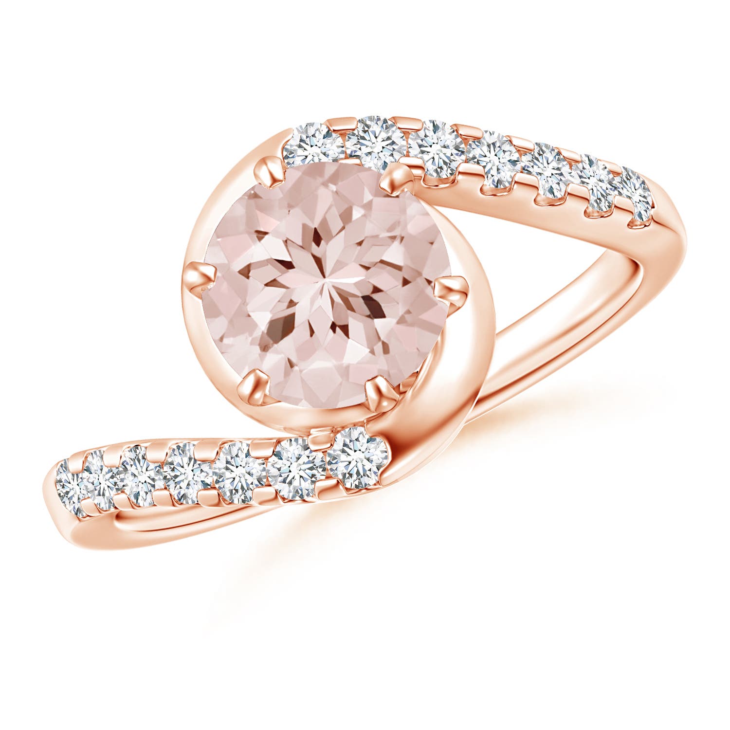 AA - Morganite / 1.45 CT / 14 KT Rose Gold