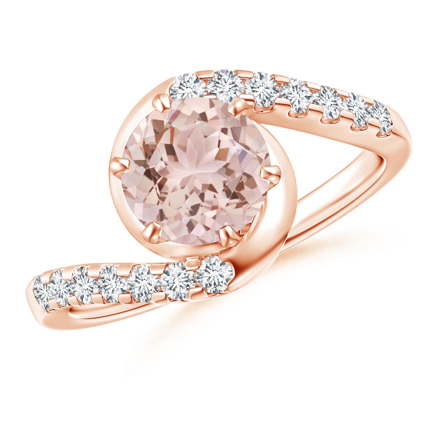 AAA - Morganite / 1.45 CT / 14 KT Rose Gold