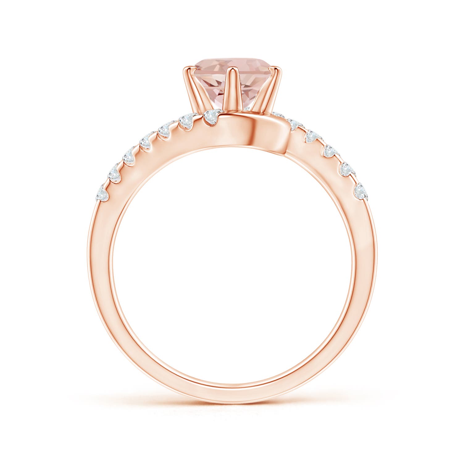 AAA - Morganite / 1.45 CT / 14 KT Rose Gold