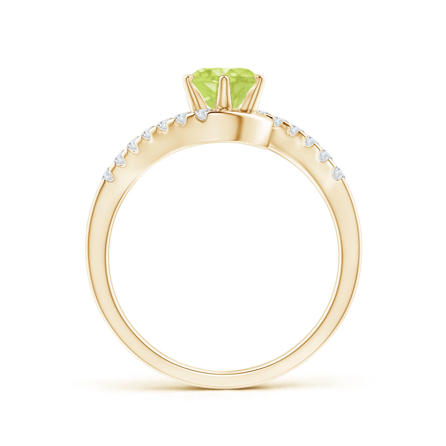 A - Peridot / 1.15 CT / 14 KT Yellow Gold